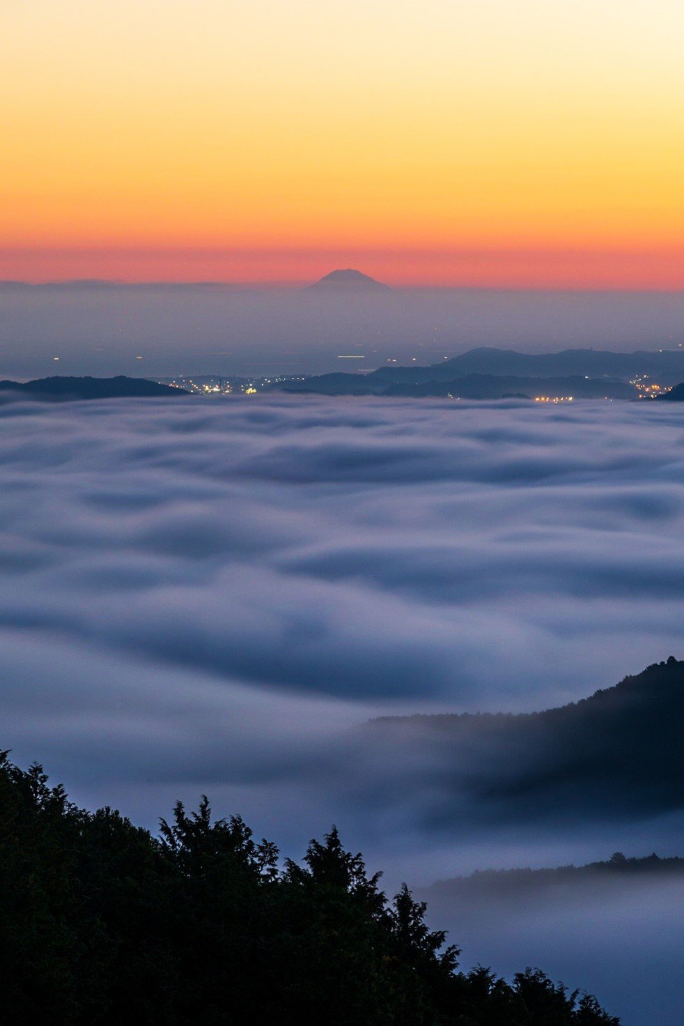 220キロ先の霊峰富士を望む雲海の朝.jpg